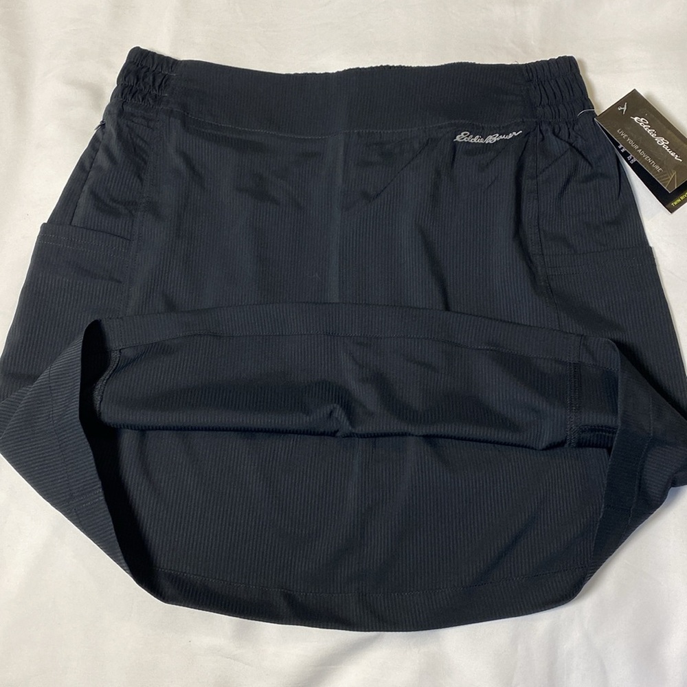 NWT Eddie Bauer Everyday Active Woven Stripe Skirt - Picture 5 of 16